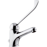 Rubinetto lavabo con bocca lunga e leva clinica remer - serie kiss