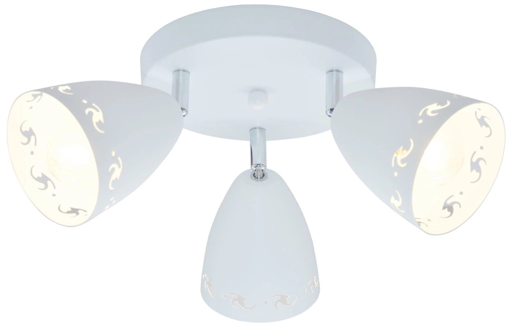 Plafoniera Candellux Coty 98-67135 bianca 3xE14 38cm