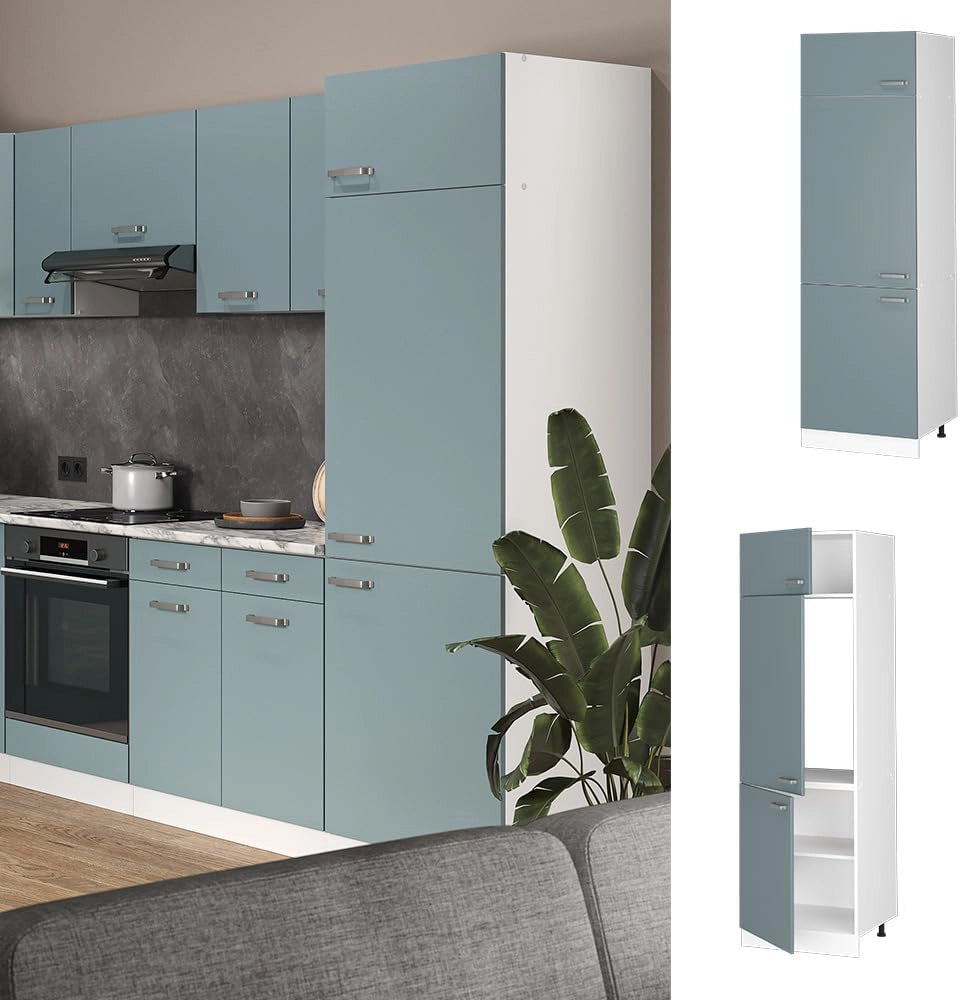 Armadio frigorifero R-Line, Grigio-blu, 60 cm, per la libera combinazione all'interno di sistemi cucina modulari