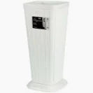 PORTAOMBRELLI ELEGANCE IN POLIPROPILENE- - cm.25,5x25,5x57h. - colore bianco - 3 pezzi STEFANPLAST