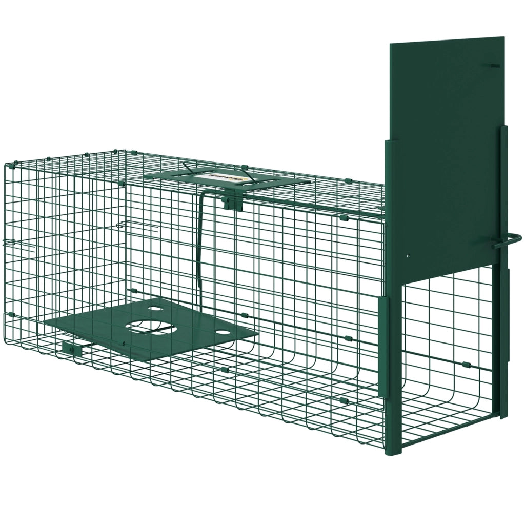 Gabbia Cattura Animali 1 Entrata ¨C Xylo ¨C 80x25x30 cm Verde Scuro