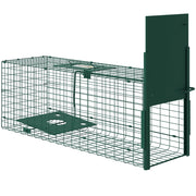 Gabbia Cattura Animali 1 Entrata ¨C Xylo ¨C 80x25x30 cm Verde Scuro