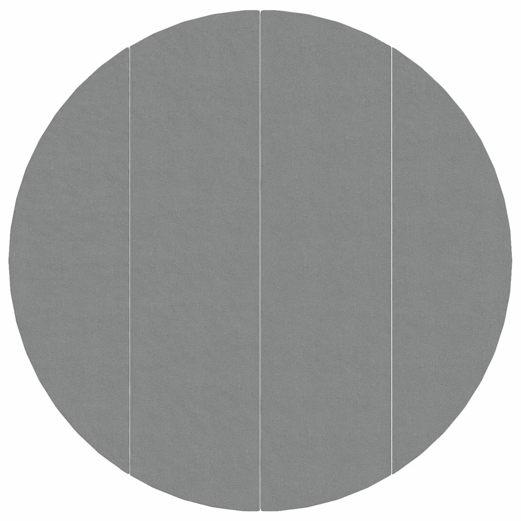 Telo Sotto Piscina Grigio Chiaro ?500 cm Geotessile Poliestere