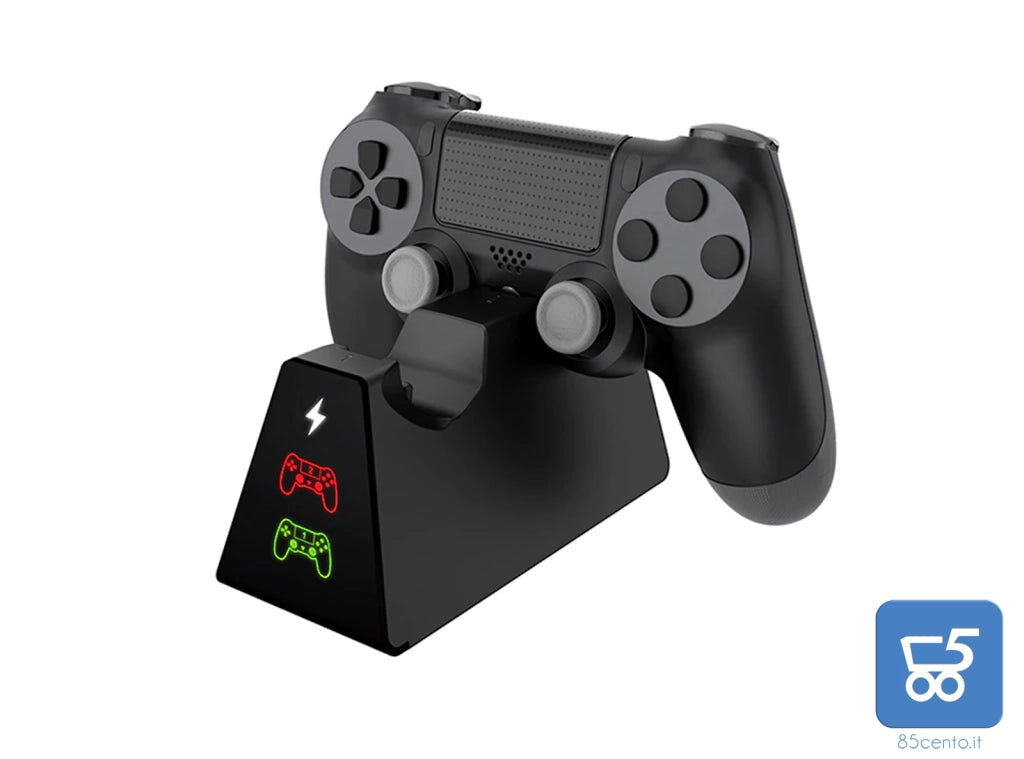 Base di Ricarica per Controller PS4 portatile dual dock station di ricarica Joystick non inclusi