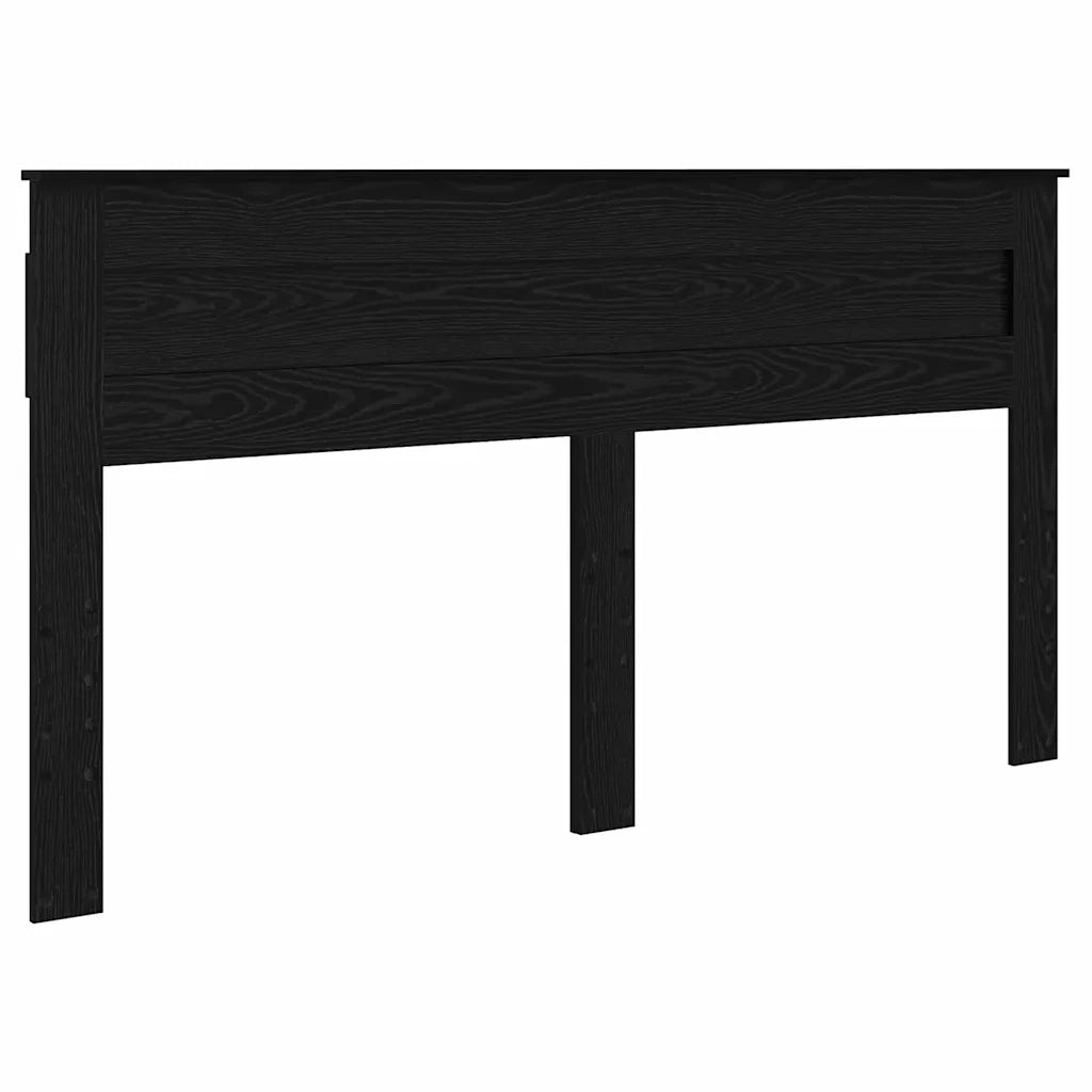 Testiera-Testata-Testiera Decorativa Rovere Nero 180 cm Legno multistrato 207301