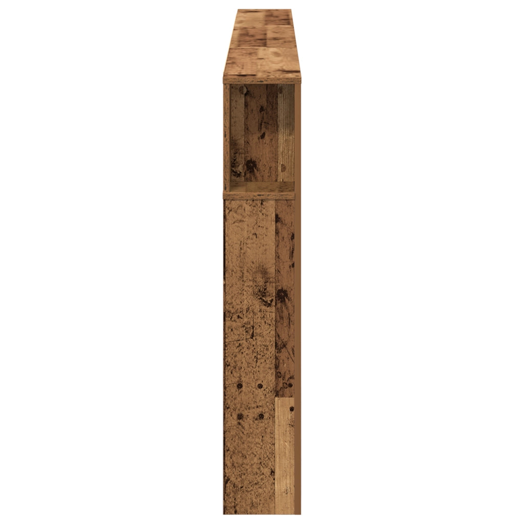 Testata con Armadio Legno Antico 220x18,5x104,5 cm