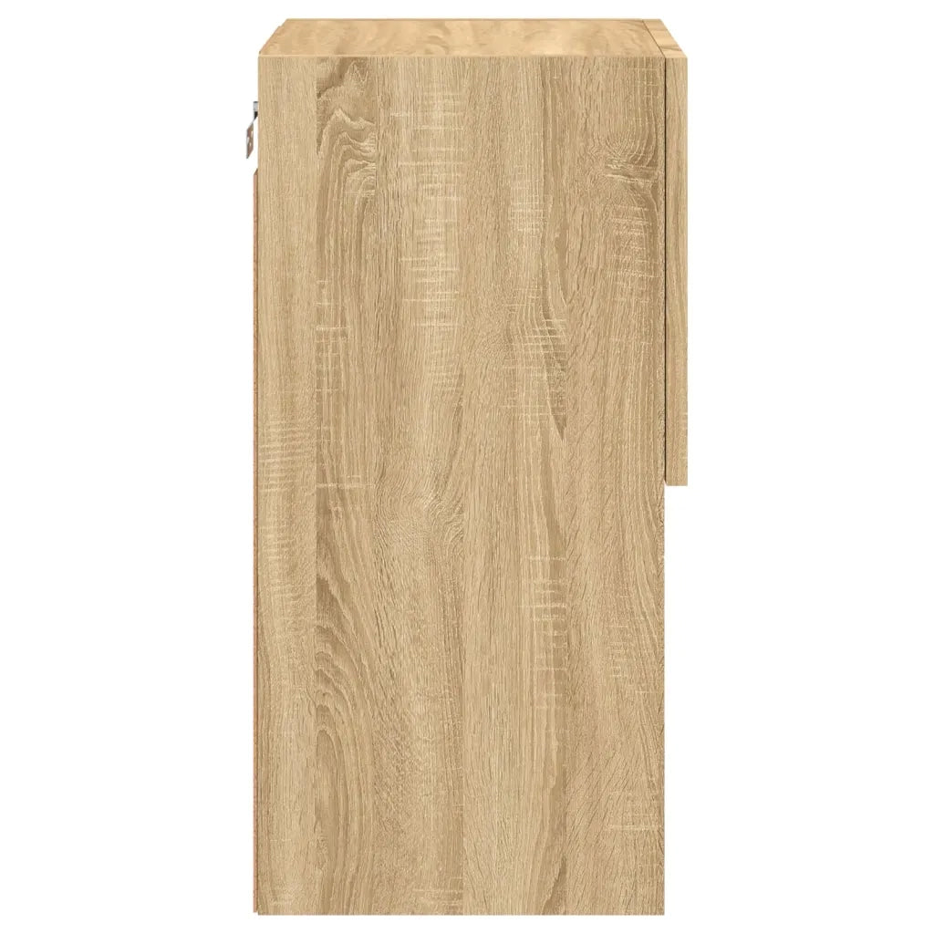 Mobili TV con Luci LED 2pz | Armadietto TV | Mobile Porta TV Rovere Sonoma 30,5x30x60 cm