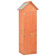 Casetta da giardino cabina ripostiglio casetta da esterno robusta casetta per attrezzi 71 x 60 x 213 cm legno marrone 02_0022178