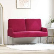 Divani con cuscino 110cm Rosso Vino Legno compensato