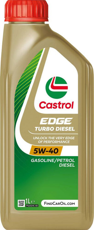 Olio motore auto Edge Turbo Diesel 5W40 Q3 Titanium lubrificante 1L