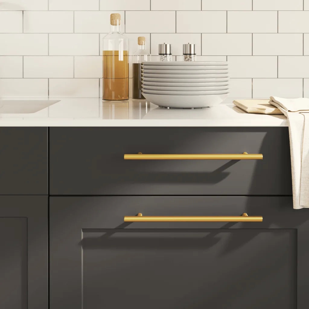 Maniglie per Mobili 20 pz Oro 224 mm in Acciaio Inox 3203600