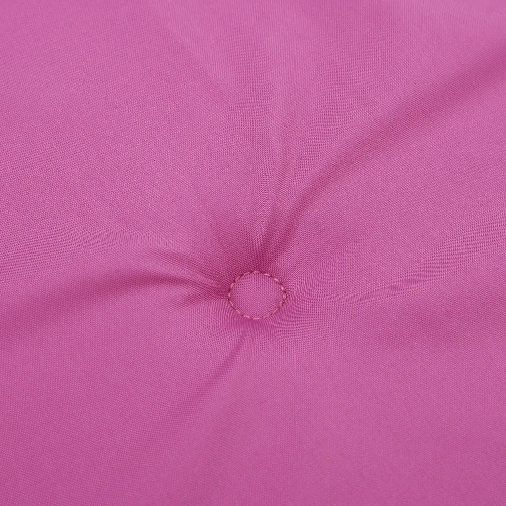 Cuscini per Sedia con Schienale Alto 2pz Rosa in Tessuto Oxford 361934