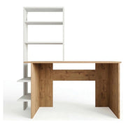 Gradara, Scrivania 5 Ripiani, 120x55x150h cm Marrone Rovere Nodi