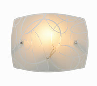 Applique da Interno  E27 in Metallo Bianco