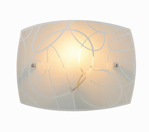 Applique da Interno  E27 in Metallo Bianco