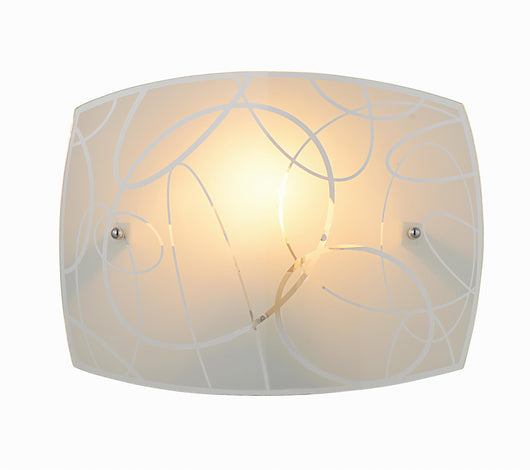 Applique da Interno  E27 in Metallo Bianco