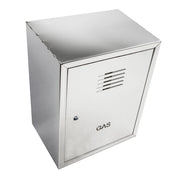 Cassetta cassonetto contenitore inox per contatore gas, scegli se  h 60 x l 60 x p 25cm
