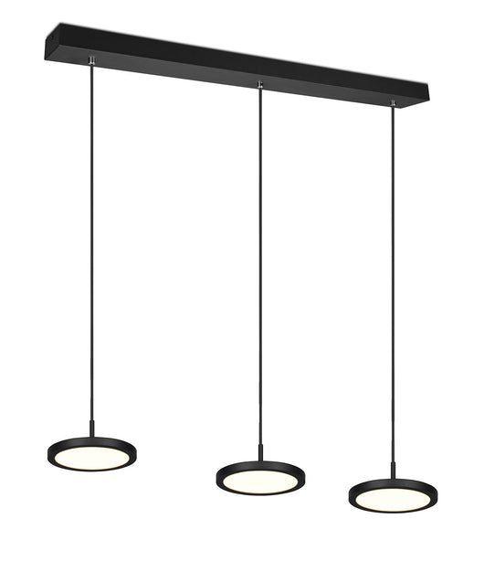 Lampada a Sospensione da Interno a LED in Metallo Nero Opaco