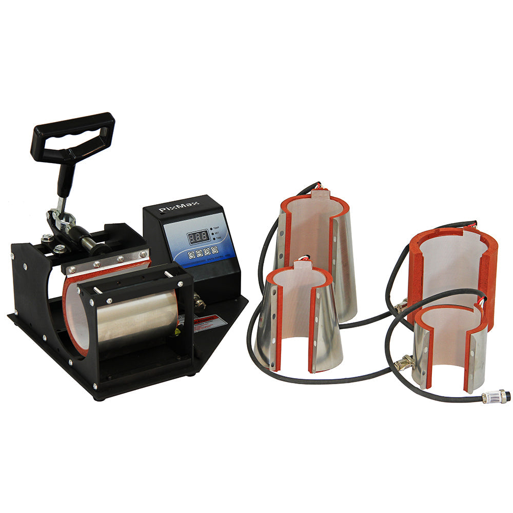 Bundle creativo PixMax con pressa per tazze e stampante Epson sublimazione