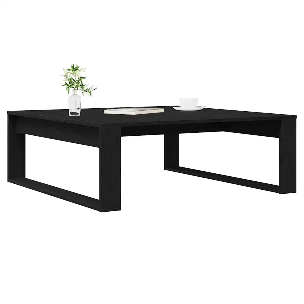 Tavolino da salotto Rovere Nero 100 x 100 x 35 cm 862073
