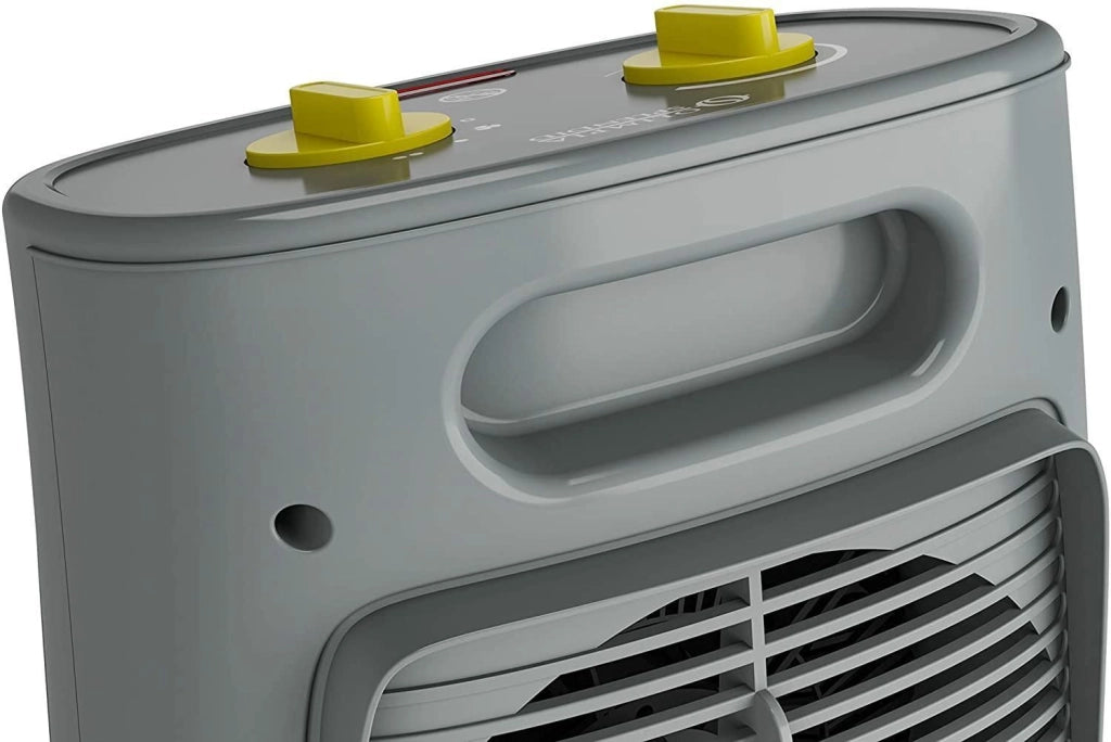 Olimpia Splendid Caldo Rock O Interno Grigio, Giallo 2000 W Riscaldatore ambiente elettrico con ventilatore