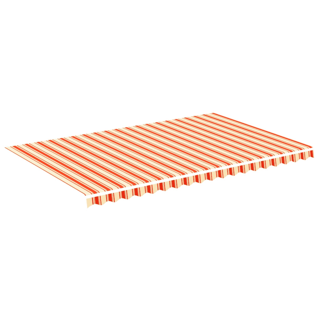 Tessuto di Ricambio per Tenda da Sole Giallo e Arancio 5x3 m cod mxl 9524