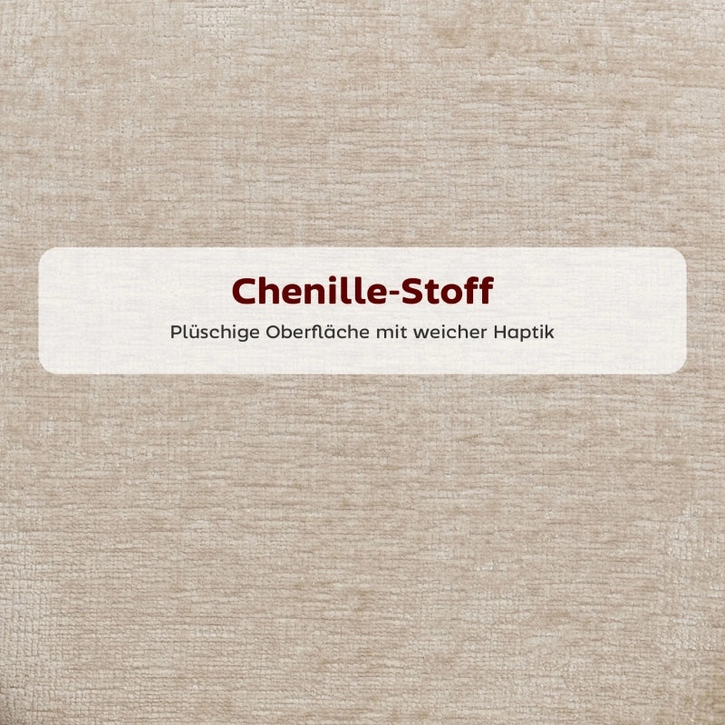 Set di 2 sgabelli da bar imbottiti con schienale e poggiapiedi, gambe in acciaio, beige