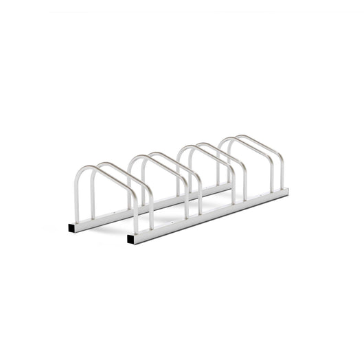Toboli Rastrelliera per 4 biciclette Portabici in acciaio zincato per interno ed esterno Supporti