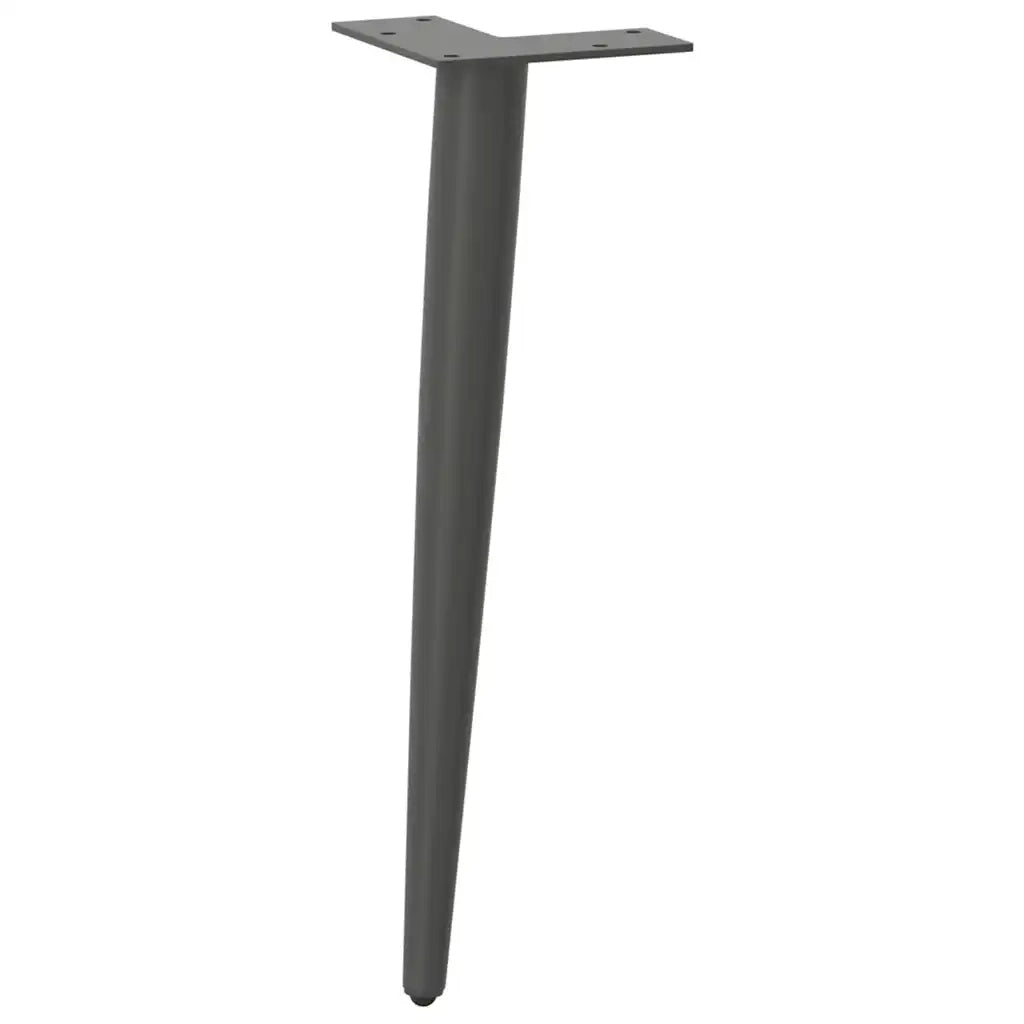 Gambe per Tavolino da Caffè Forma Conica 4 pz Antracite 42-43 cm Acciaio 4012514