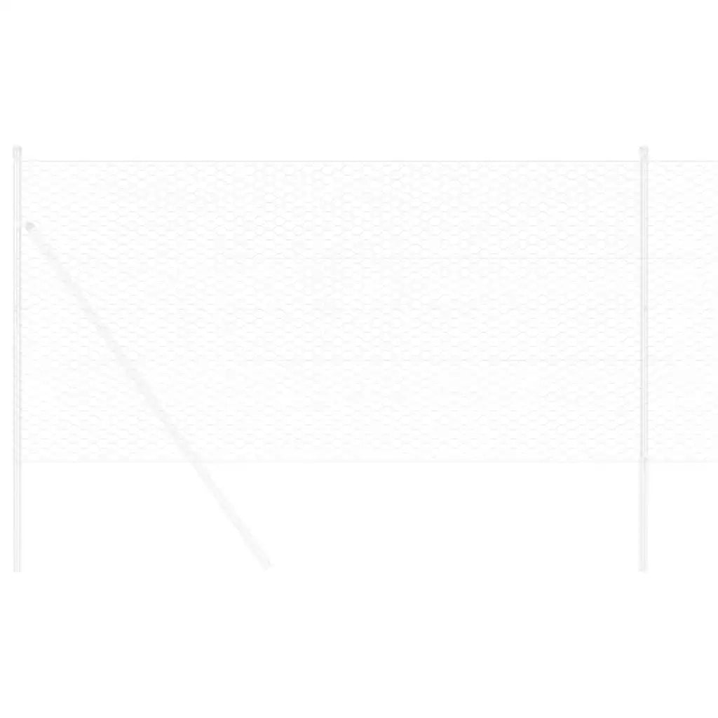 Recinzione Esagonale Argento 0,4 x 25 m Acciaio zincato 42005663