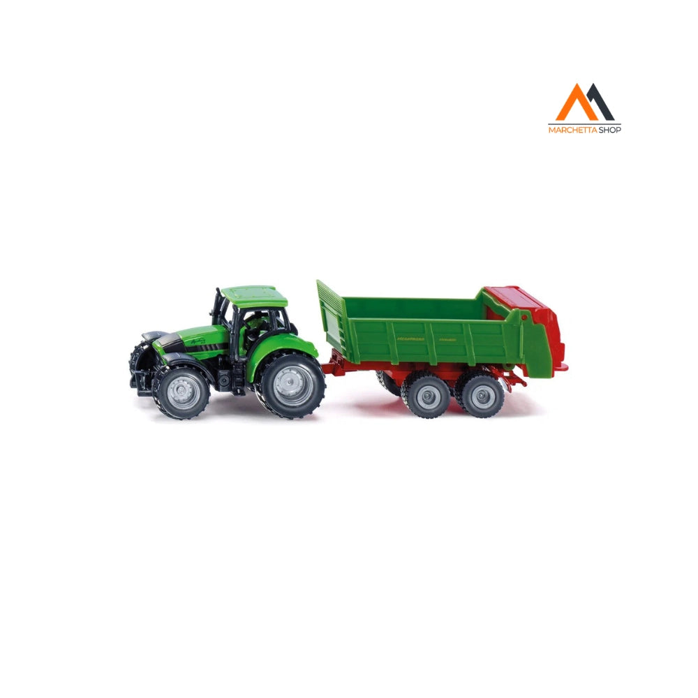 DEUTZ-FAHR con spandiconcime universale Strautmann