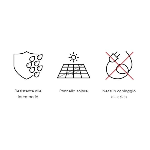 LAMPADA SOLARE DA TAVOLO DIVA 0,11W 4000K 13LM D.1