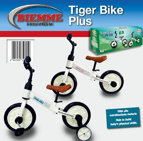 Triciclo Bambini 1 Anno 2 Anni Trasformabile in Bici Senza Pedali 2 Anni Bimba Bimbo Bianco Bicicletta Senza Pedali Bici