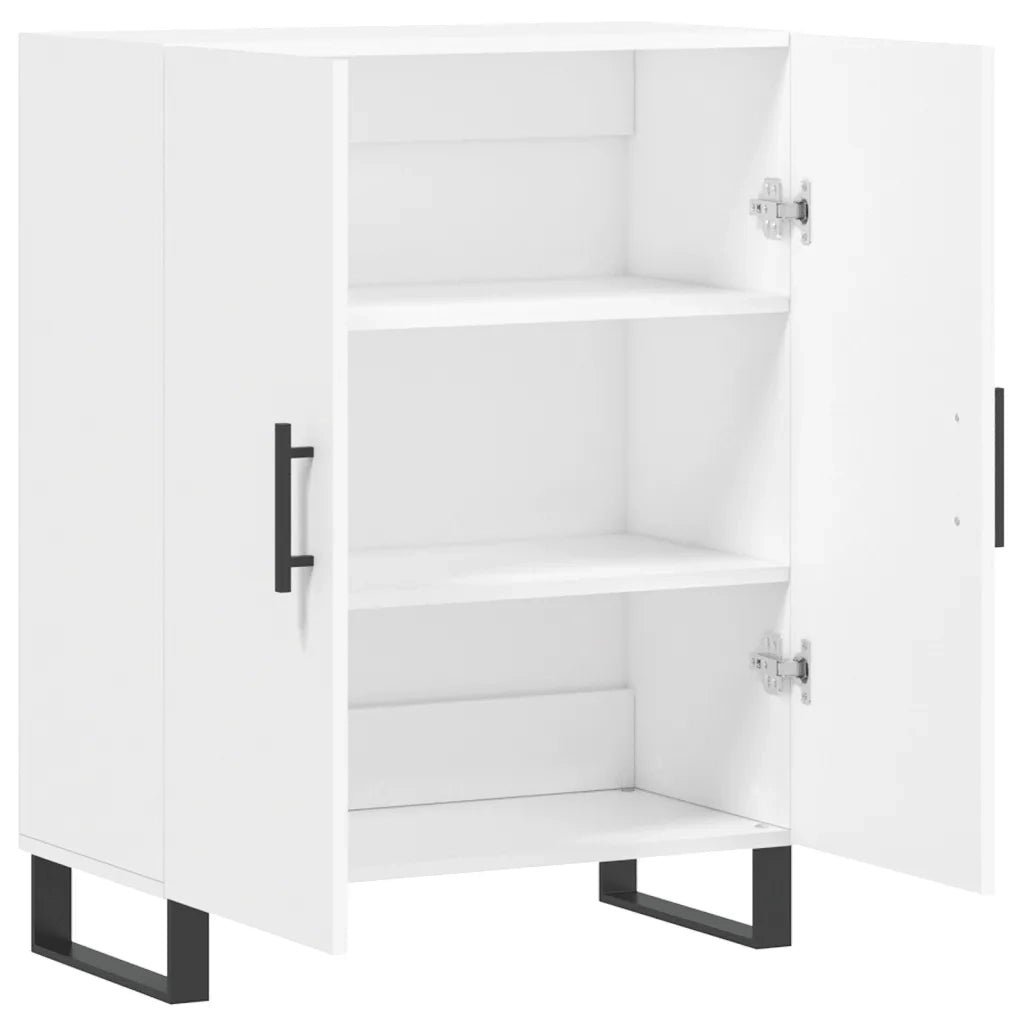 Credenza | Madia | Buffet da pranzo | Armadio da pranzo Bianca 69,5x34x90 cm in Legno Multistrato
