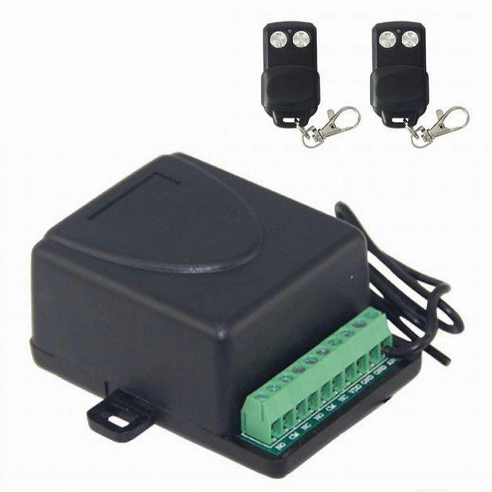Trade Shop - Kit Ricevitore Autoapprendente+2 Radiocomandi Apertura Cancello Jj-js-091 Maxtech -