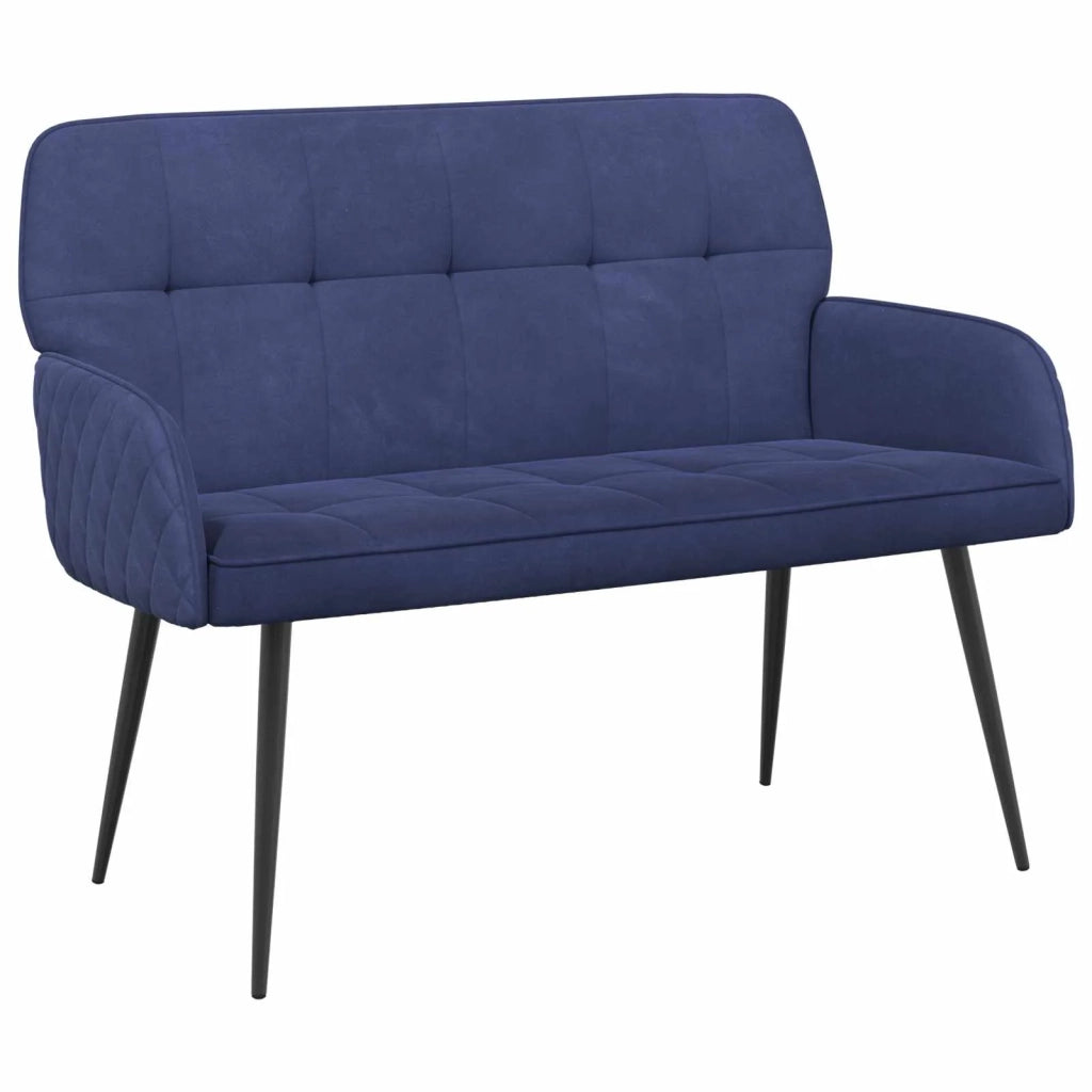Divano a 2 posti con gambe in metallo 2 posto Blu Polizia 42051063