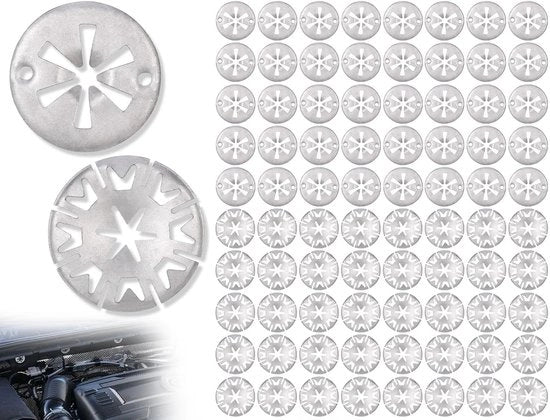 Kit di schermature termiche 60 pezzi - Dischi termici - Piastre di protezione termica - Anelli di protezione termica - Miglioramento dell'efficienza termica - Materiale duraturo - Schermatura termica