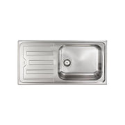 CM Cristal 100 x 50 1V Lavello montato su piano Rettangolare Acciaio inossidabile