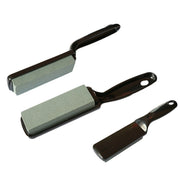 Trade Shop - Affilacoltelli Affilatore Pietra Per Affilare Affila Coltelli Lame Con Manico -