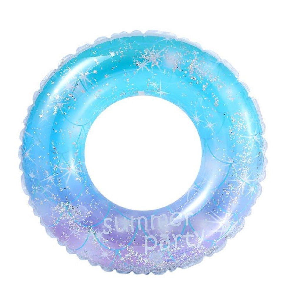 Trade Shop - Salvagente Ciambella Nuoto Gonfiabile Per Bambini Galleggiante Piscina 90cm 15590 -