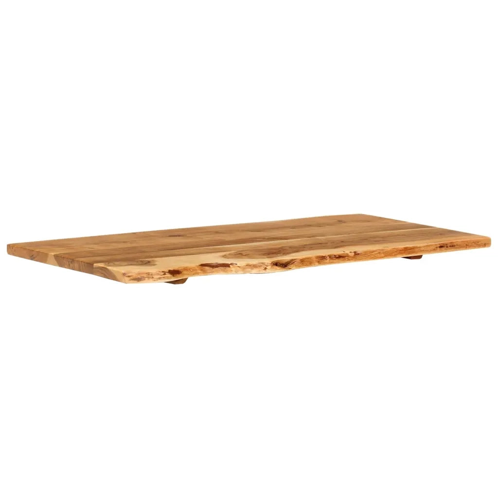 Piano per Vanità Bagno in Massello di Acacia 100x52x2,5 cm 286321