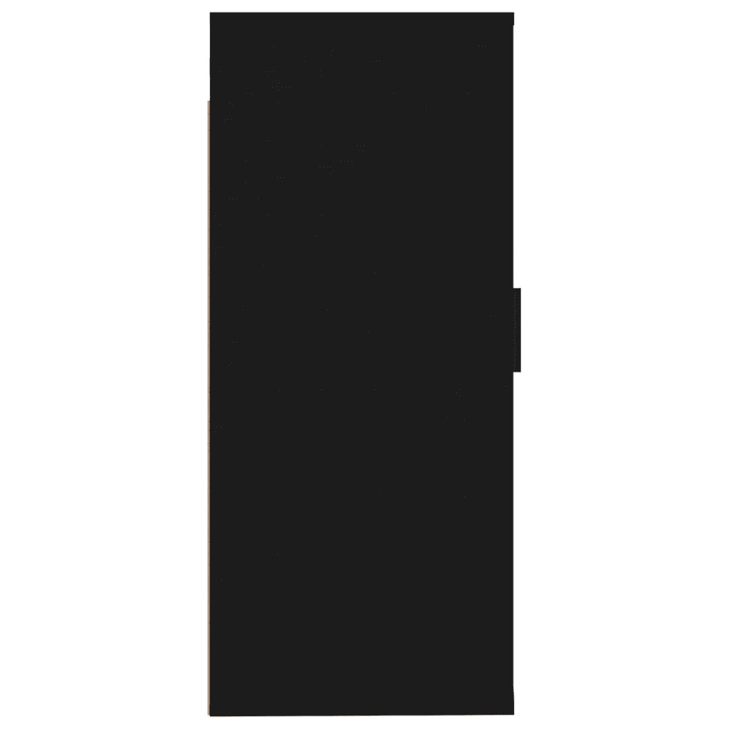 Mobile Porta TV a Parete Nero 40x34,5x80 cm 816673