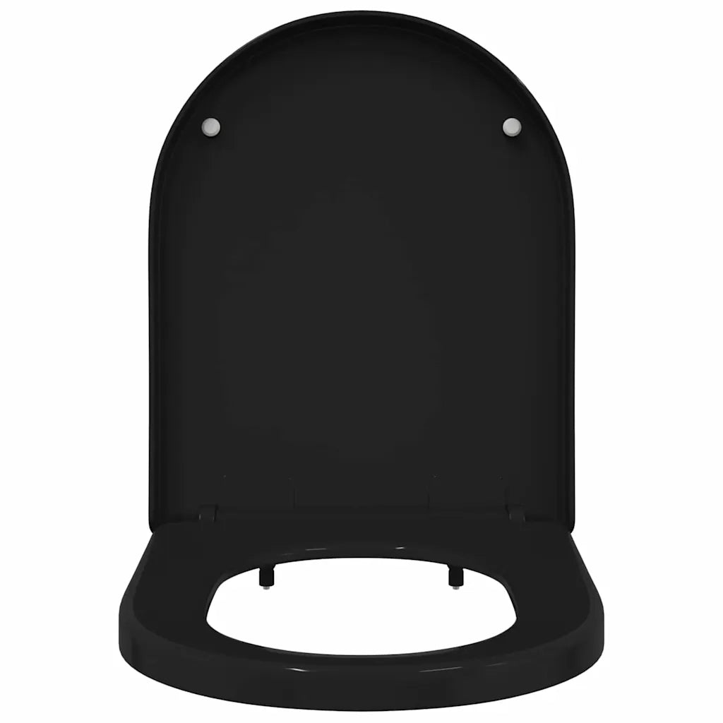Sedile del WC Regolabile Nero 48 x 36,5 x 4,5 cm Polipropilene CFW8411818