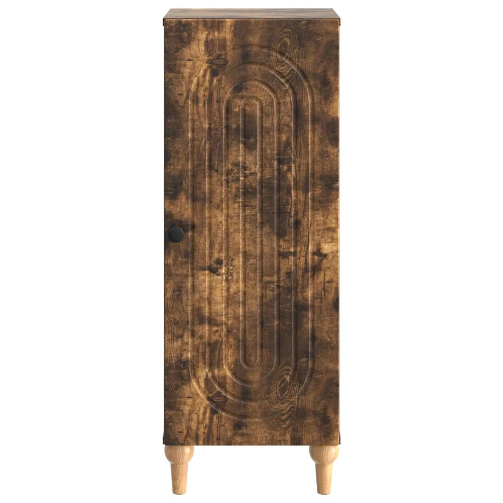 Credenza Rovere Fumo 33 x 34,5 x 90 cm Legno ingegnerizzato