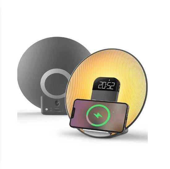 Alarme da Sveglia - sveglia Digitale con Doppio Allarme per Camera da Letto - sveglia Digitale con Funzione di Interruzione e Riposo - Design Moderno