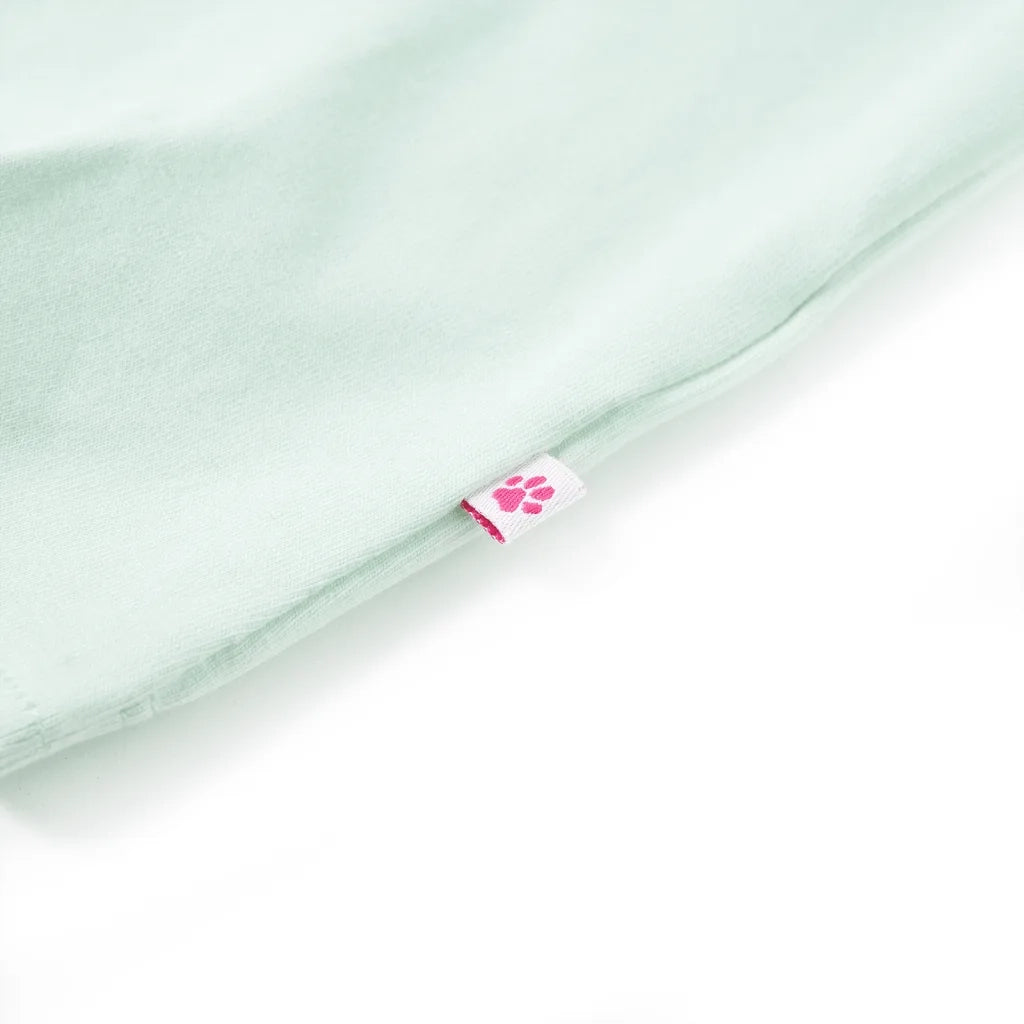 Maglietta da Bambina Menta Chiaro 128