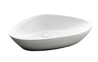 Lavabo da Appoggio 58,5x39x14 cm in Ceramica TFT Berlino Bianco