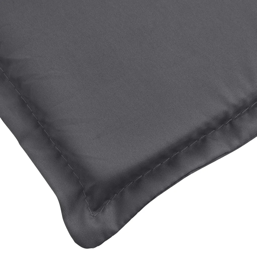 Cuscino per sedie | Cuscino per Lettino Antracite 200x60x3 cm in Tessuto Oxford