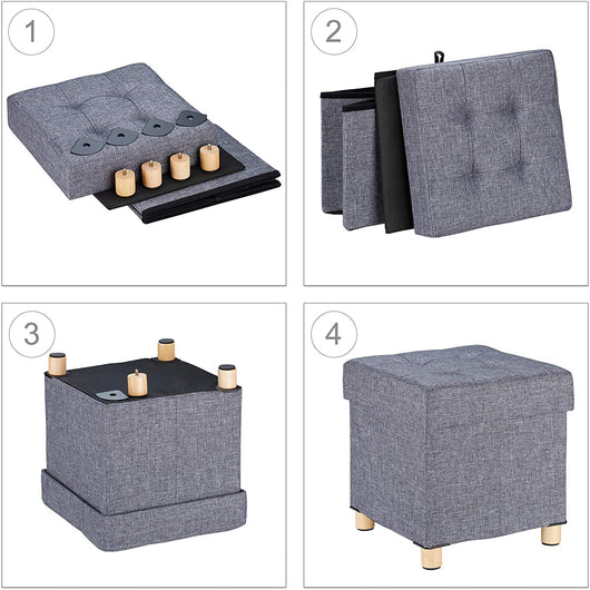 Sgabello ottomano con vano contenitore grigio 13_0002754