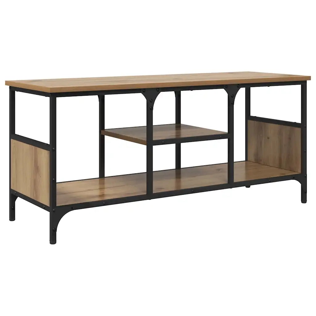 Mobile TV-Credenza per TV-Console TV Rovere artigianale 100 x 35 x 45 cm